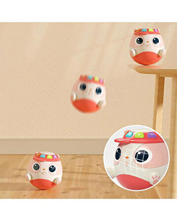 Babycim Hacıyatmaz Sevimli Davul Kırmızı