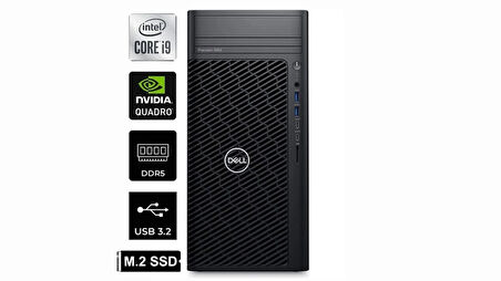 Dell Precision 3680 İ9 14900K 3680-K213 128GB 2TB Quadro T1000 4GB W11Pro Tower İş İstasyonu