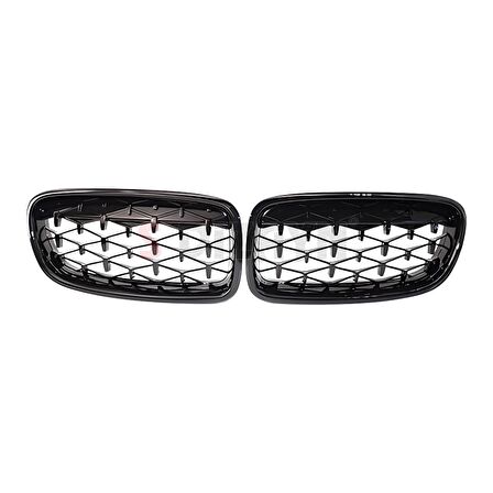 S-Dizayn Bmw 3 Serisi F30/F31/F35 Ön Panjur Böbrek Parlak Siyah Piano Black Diamond Model 2012-2017