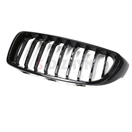 S-Dizayn Bmw 4 Serisi F32/F33/F36 Ön Panjur Böbrek Parlak Siyah Piano Black Düz Model 2012-2017