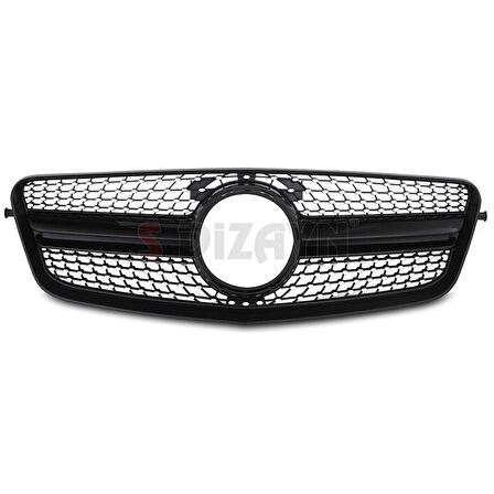 S-Dizayn Mercedes E-Class W212 Ön Panjur Parlak Siyah Piano Black Diamond Model 2009-2013