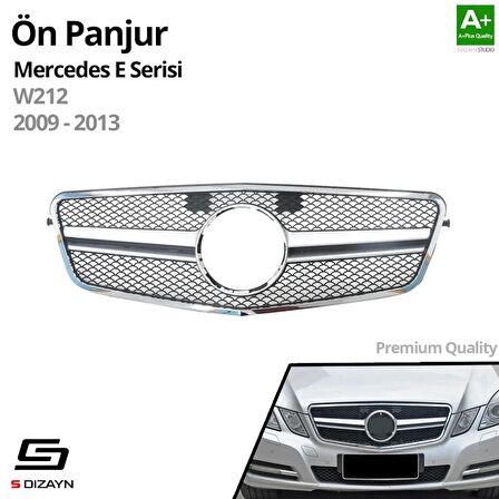 S-Dizayn Mercedes E-Class W212 Ön Panjur Krom Diamond Model 2009-2013
