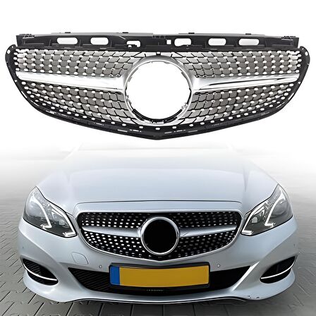 S-Dizayn Mercedes E-Class W212 Ön Panjur Krom Diamond Model 2014-2016