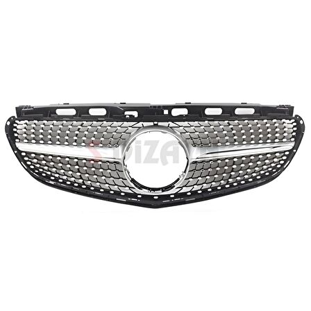 S-Dizayn Mercedes E-Class W212 Ön Panjur Krom Diamond Model 2014-2016