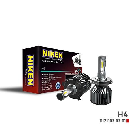 H4 Led Uyumlu Xenon Far Ampulü Yeni Nesil Pro Niken Parça