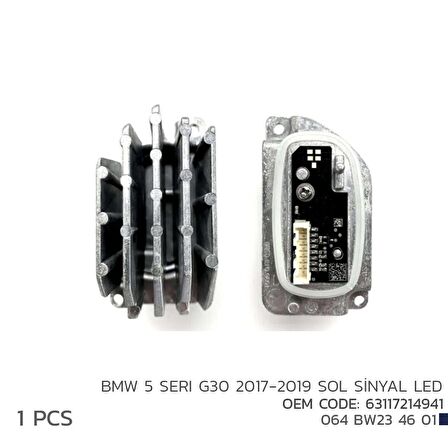 BMW 5 G30 2017-2019 SOL SİNYAL LED MODÜL 63117214941