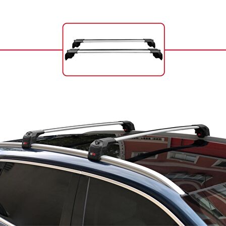 TOGG T10X 2023 ile uyumlu ACE-2 Ara Atkı Tavan Barı GRİ