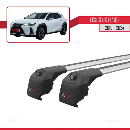 Lexus UX (ZA10) 2019 ve Sonrası ile uyumlu ACE-2 Ara Atkı Tavan Barı GRİ