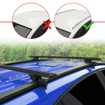 Peugeot 2008 2020 ve Sonrası ile uyumlu HOOK Model Anahtar Kilitli Ara Atkı Tavan Barı SİYAH