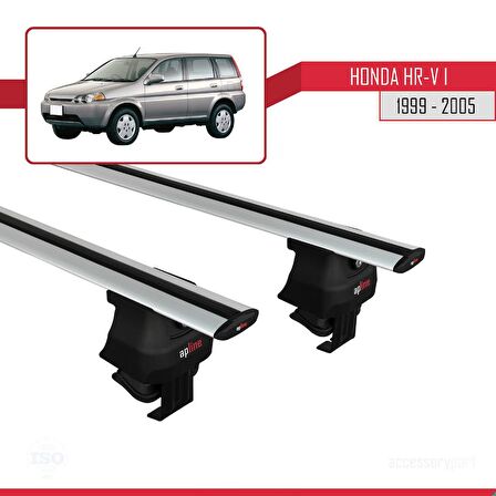Honda HR-V I 1999-2005 Arası ile uyumlu ACE-4 Ara Atkı Tavan Barı GRİ