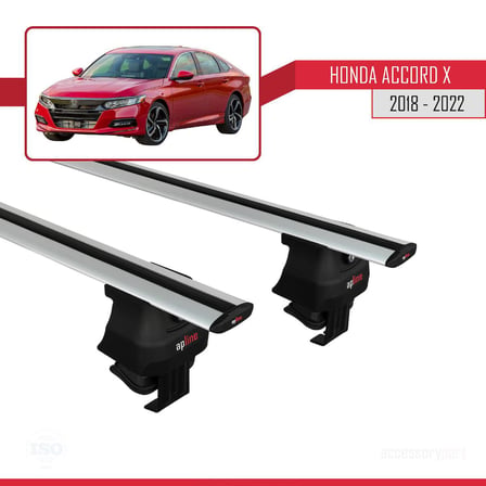 Honda Accord X Sedan 2018-2022 Arası ile uyumlu ACE-4 Ara Atkı Tavan Barı GRİ