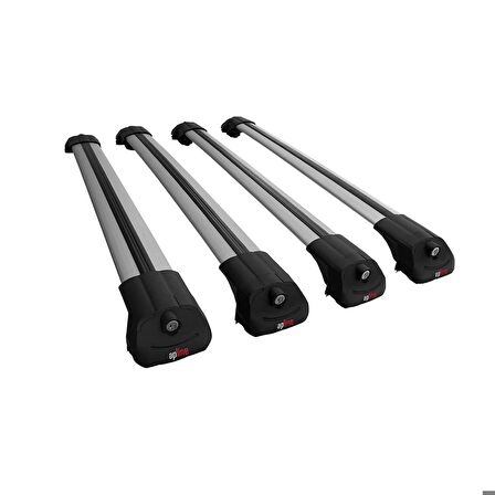 Fiat Fiorino 2007 ve Sonrası ile uyumlu ACE-1 Ara Atkı Tavan Barı GRİ 4 ADET BAR