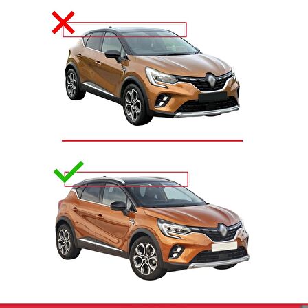 Renault Captur II 2019 ve Sonrası ile Uyumlu ACE-2 Ara Atkı Tavan Barı SİYAH