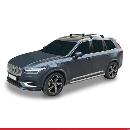 Volvo XC90 2015 ve Sonrası ile uyumlu ACE-2 Ara Atkı Tavan Barı SİYAH