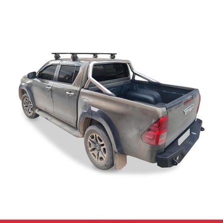 Toyota Hilux (AN130) 2015 ve Sonrası ile uyumlu ACE-4 Ara Atkı Tavan Barı SİYAH