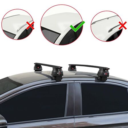 Honda City 2020 ve Sonrası ile uyumlu ACE-4 Ara Atkı Tavan Barı SİYAH