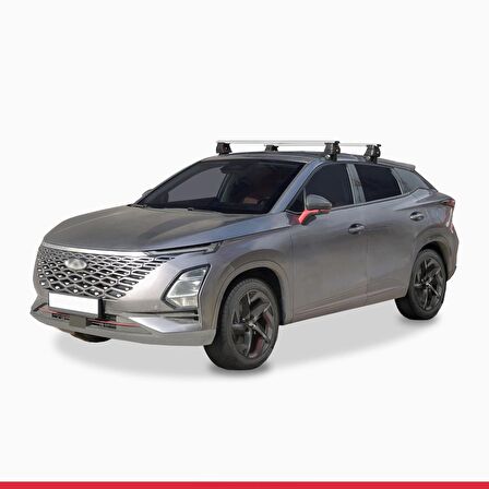 Chery Omoda 5 2023 ve Sonrası ile uyumlu ACE-4 Ara Atkı Tavan Barı GRİ