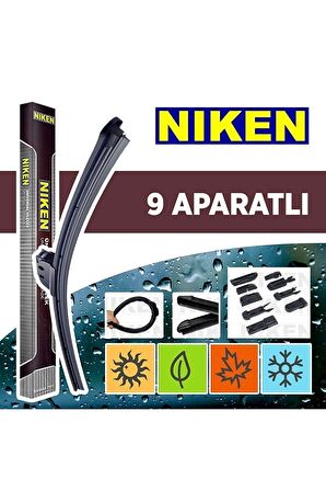 Niken Yeni Seri Bmw X6 Silecek Takımı (2013-2014 E71)  Muz Tip Silecek Aparatlı