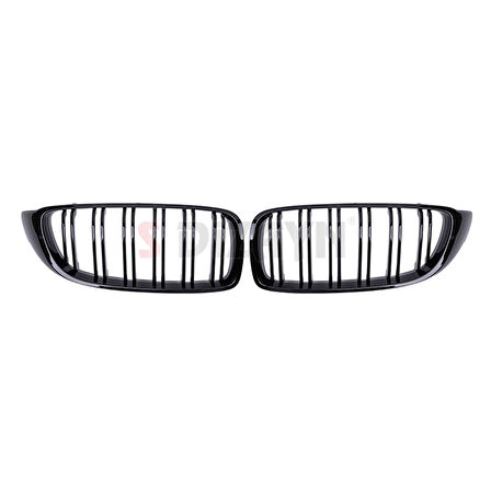 S-Dizayn Bmw 4 Serisi F32/F33/F36 Ön Panjur Böbrek Parlak Siyah Piano Black M4 Model 2012-2017
