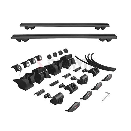 S-Dizayn Universal Hook Anahtarlı Model Siyah Ara Atkı 160 Cm A+ Kalite