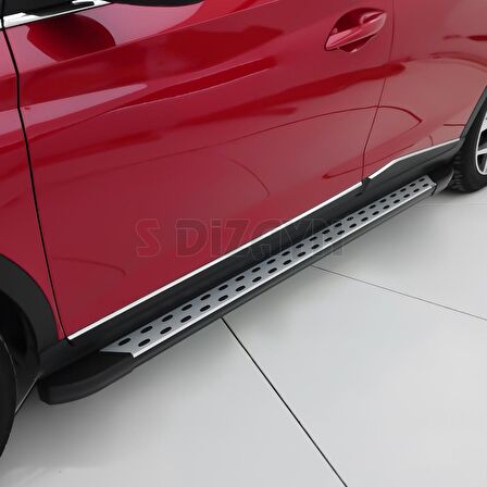 S-Dizayn Ford Courier 2 TrimLine Gri Yan Basamak 188 Cm 2023 Üzeri