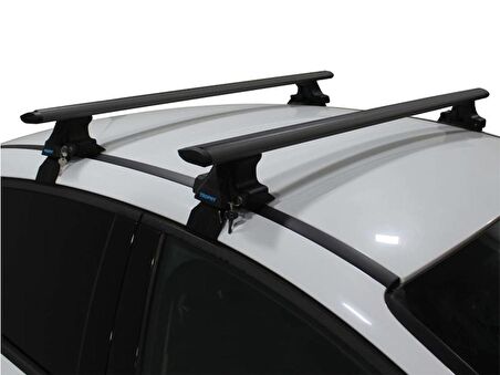 Toyota Yaris / Vitz (XP130) 2011-2019 Arası ile uyumlu Tavan Barı Trophy Bars Ara Atkı Siyah