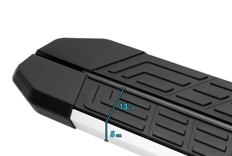 Renault Kangoo 2 2008-2020 Drs New Line Serisi Aluminyum Kenar Yan Basamak 193 Cm