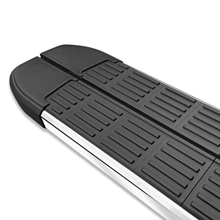 VW Transporter T6 Uzun Şase 2015-2019 Drs S Line Serisi Krom Kenar Yan Basamak 253 Cm
