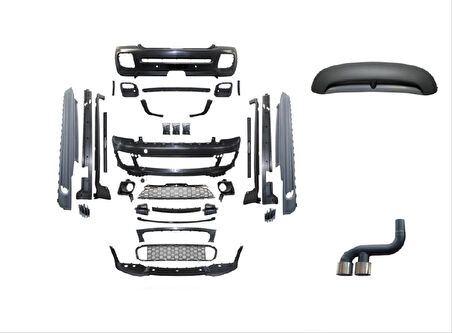 Mini Cooper R56 08-14 İçin Uyumlu Jcw Görünüm Body Kıt