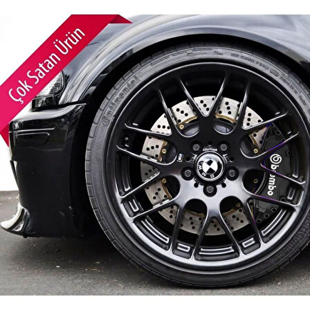 Audi Rs4 Uyumlu Brembo Siyah Kaliper Kapağı 4 Parça Ön Arka Set