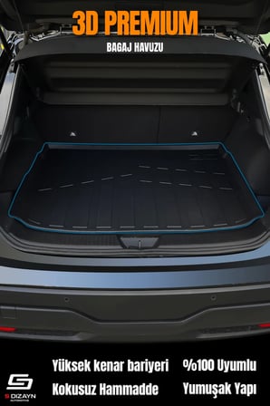 S-Dizayn Ssangyong Korando 3D Pro Bagaj Havuzu 2019 Üzeri A+ Kalite