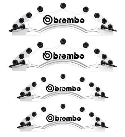 Daihatsu Terios Uyumlu Brembo Beyaz Kaliper Kapağı 4 Parça Ön Arka Set