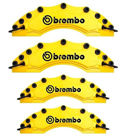 Goldoni Cluster Uyumlu Brembo Sarı Kaliper Kapağı 4 Parça Ön Arka Set