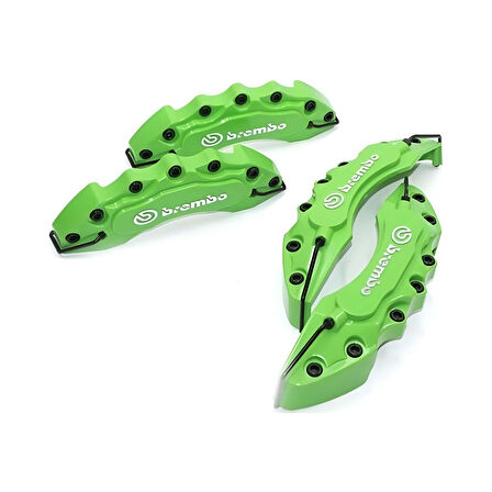 Komat'su SK1020 Uyumlu Brembo Yeşil Kaliper Kapağı 4 Parça Ön Arka Set