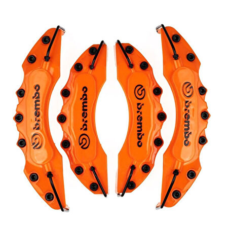 Lamborghini Diablo Uyumlu Brembo Turuncu Kaliper Kapağı 4 Parça Ön Arka Set