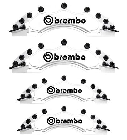 Opel Sintra Uyumlu Brembo Beyaz Kaliper Kapağı 4 Parça Ön Arka Set