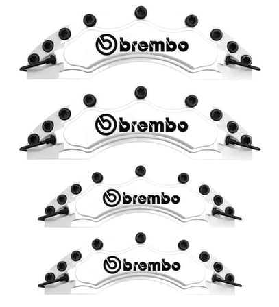 Peugeot 605 Uyumlu Brembo Beyaz Kaliper Kapağı 4 Parça Ön Arka Set