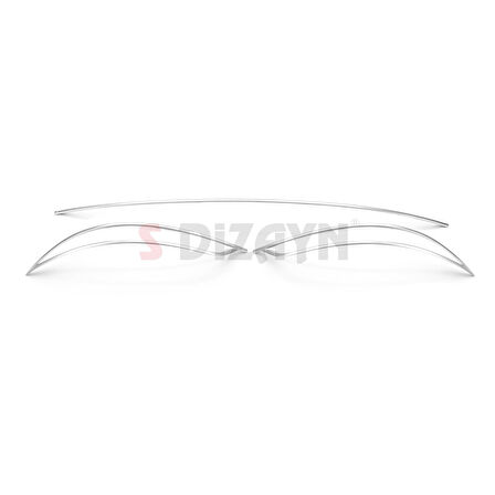 Fiat Egea Sedan Krom Arka Tampon Difüzör Çıtası 3 Prç. 2015 Üzeri