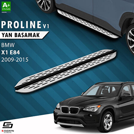 S-Dizayn Bmw X1 E84 OEM Still Pro V1 Aluminyum Yan Basamak 183 Cm 2009-2015