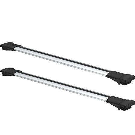 Turtle Hyundai Venue Uyumlu (Qx) Suv -20 Diamond Ara Atkı Gri 2'li Set