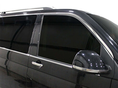 VW Transporter T6.1 Cam Çerçevesi 14 Prç. Krom (K.Ş.) Çift Sürgü 2020 ve Sonrası