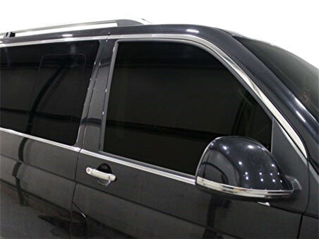 VW Transporter T6.1 Cam Çerçevesi 14 Prç. Krom (U.Ş.) Çift Sürgü 2020 ve Sonrası