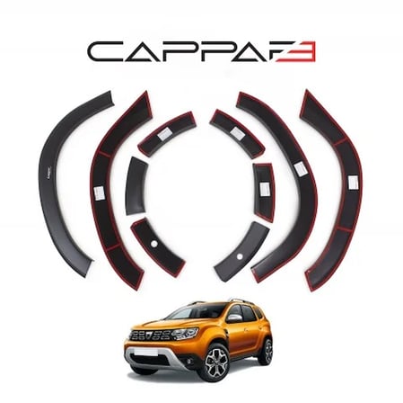 Dacia Duster 2018-2024 Yıl Aralığı Uyumlu Çamurluk Dodik 8 Parça