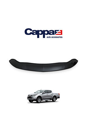 Cappafe Mitsubishi L200 Ön Kaput Koruma Rüzgarlık 4mm (abs) 15-19