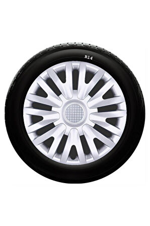 Alfa Romeo Uyumlu 14 Inc Kırılmaz SKS Jant Kapağı 1 Takım 4 Adet No:217