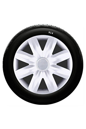 Chevrolet Uyumlu 14 Inc Kırılmaz SKS Jant Kapağı 1 Takım 4 Adet No:221