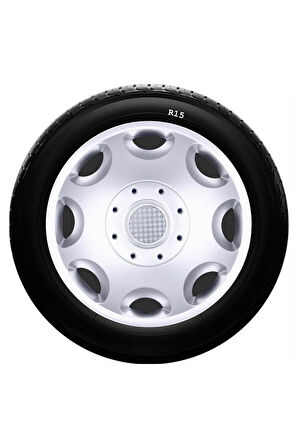 Alfa Romeo Uyumlu 15 Inc Kırılmaz SKS Jant Kapağı 1 Takım 4 Adet No:300