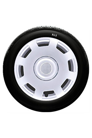 Dacia Uyumlu 15 Inç Kırılmaz SKS Jant Kapağı 1 Takım 4 Adet No:302