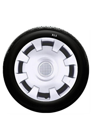Fiat Uyumlu 15 Inc Kırılmaz SKS Jant Kapağı 1 Takım 4 Adet No:303