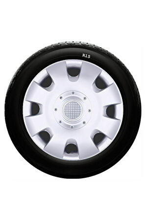 Ford Uyumlu 15 Inc Kırılmaz SKS Jant Kapağı 1 Takım 4 Adet No:304